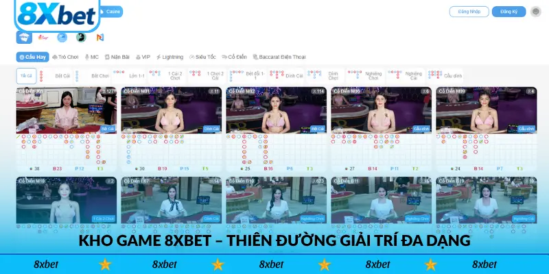 Kho game 8x bet – Thiên đường giải trí đa dạng