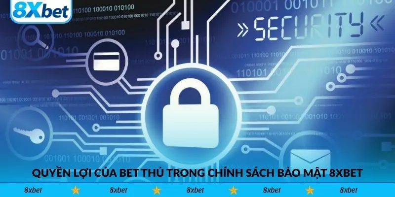Quyền lợi của bet thủ trong chính sách bảo mật 8x bet